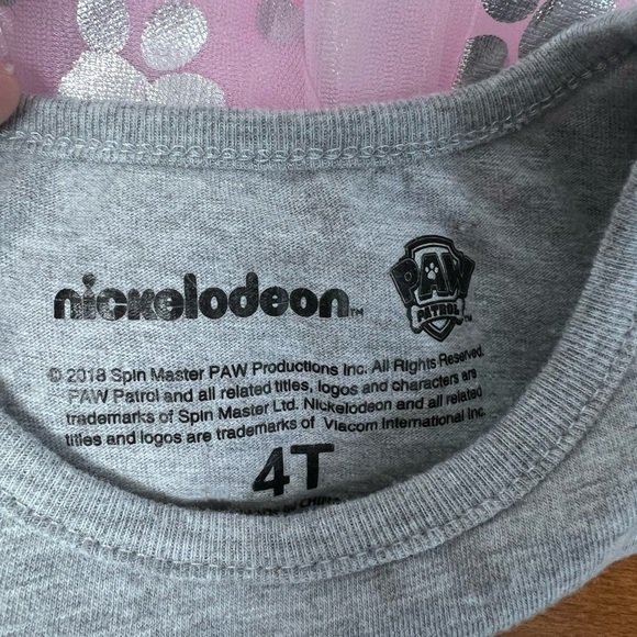 Nickelodeon Paw Patrol Skye Superhero Dress Pink Grey 4T Girls - Picture 6 of 6